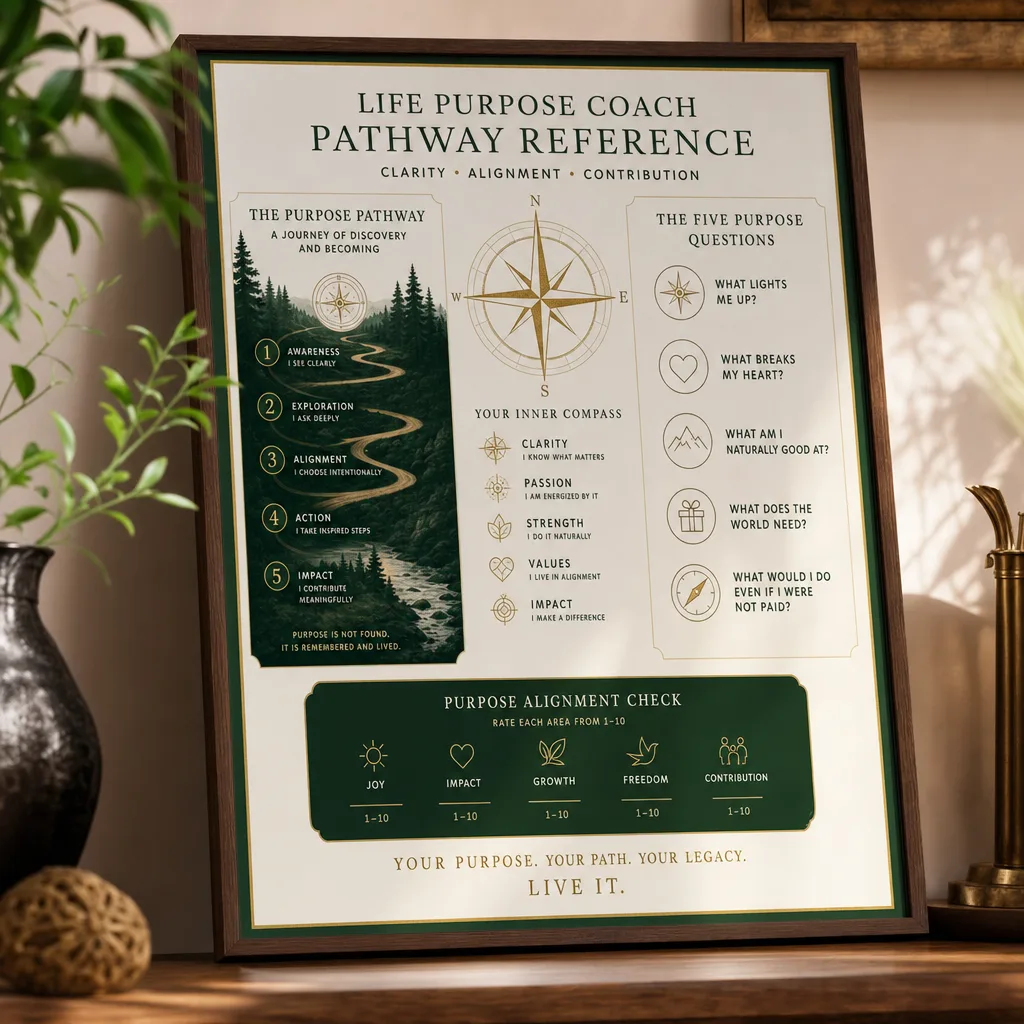 Life Purpose Coach reference guides