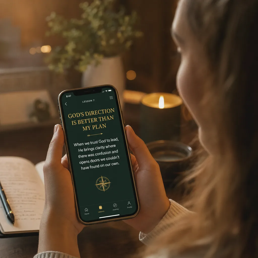 Read the lessons on your phone